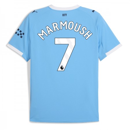 Koszulka Manchester City Marmoush 7 Domowe 2025-26 Koszulki Piłkarskie Krótki Rękaw